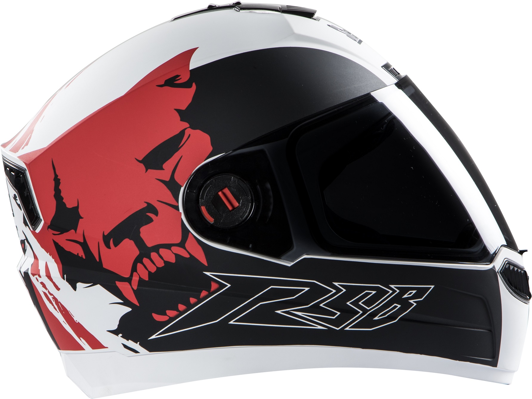 SBA-1 Beast Glossy White With Red